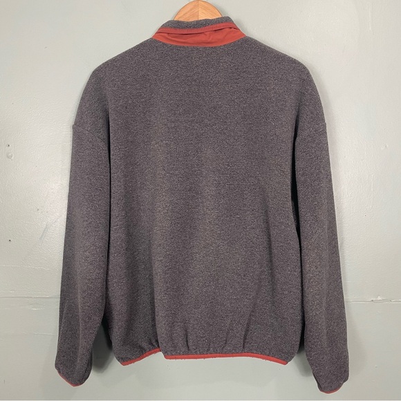 Patagonia Women’s Synchilla Fleece Jacket Large Full Zip Gray Orange 22955 - Picture 11 of 12